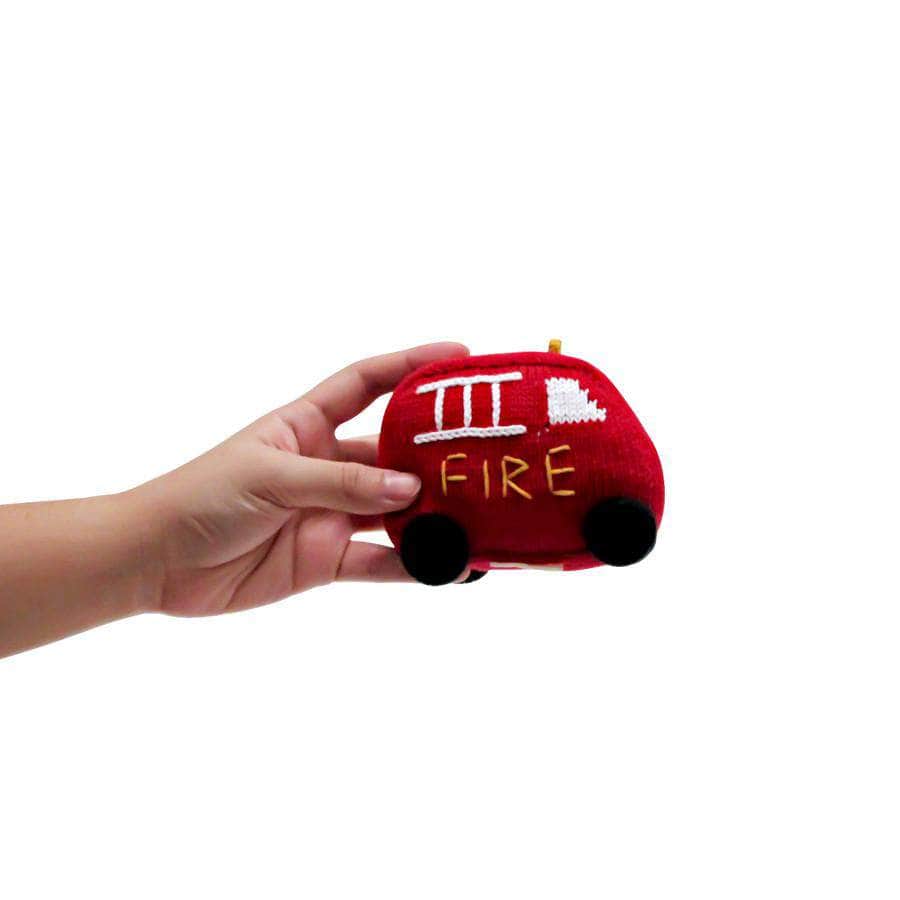 Organic Baby Toys - Newborn Rattles | Fire Truck