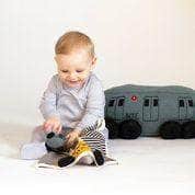 Organic Baby Toys - Newborn Rattles | Subway Train Car