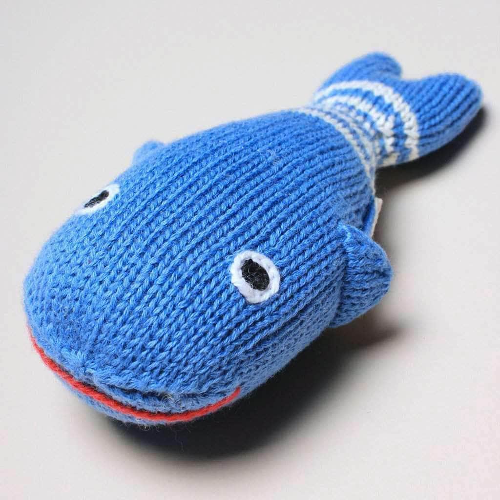 Organic Whale Baby Toys & Whale Rattles