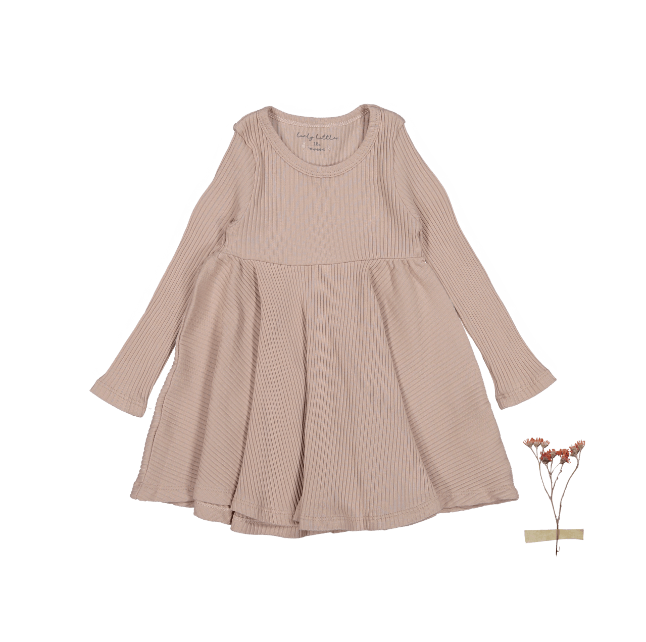 The Long Sleeve Dress - Mauve