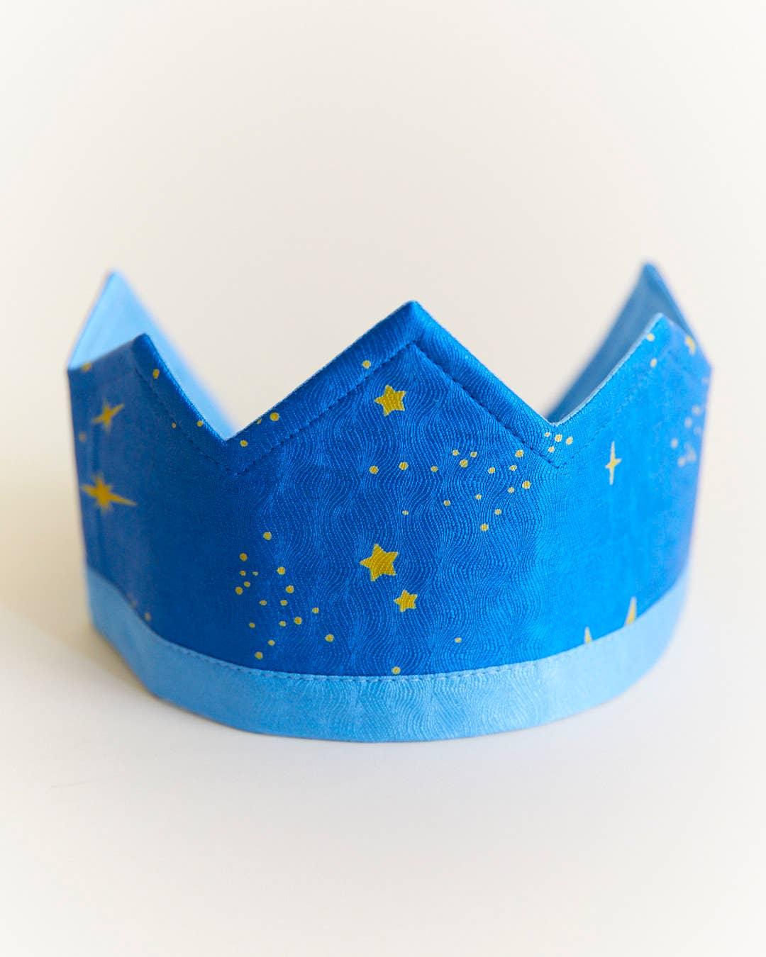 Reversible 100% Silk Star Crown for Birthdays and Dress Up - Why and Whale
