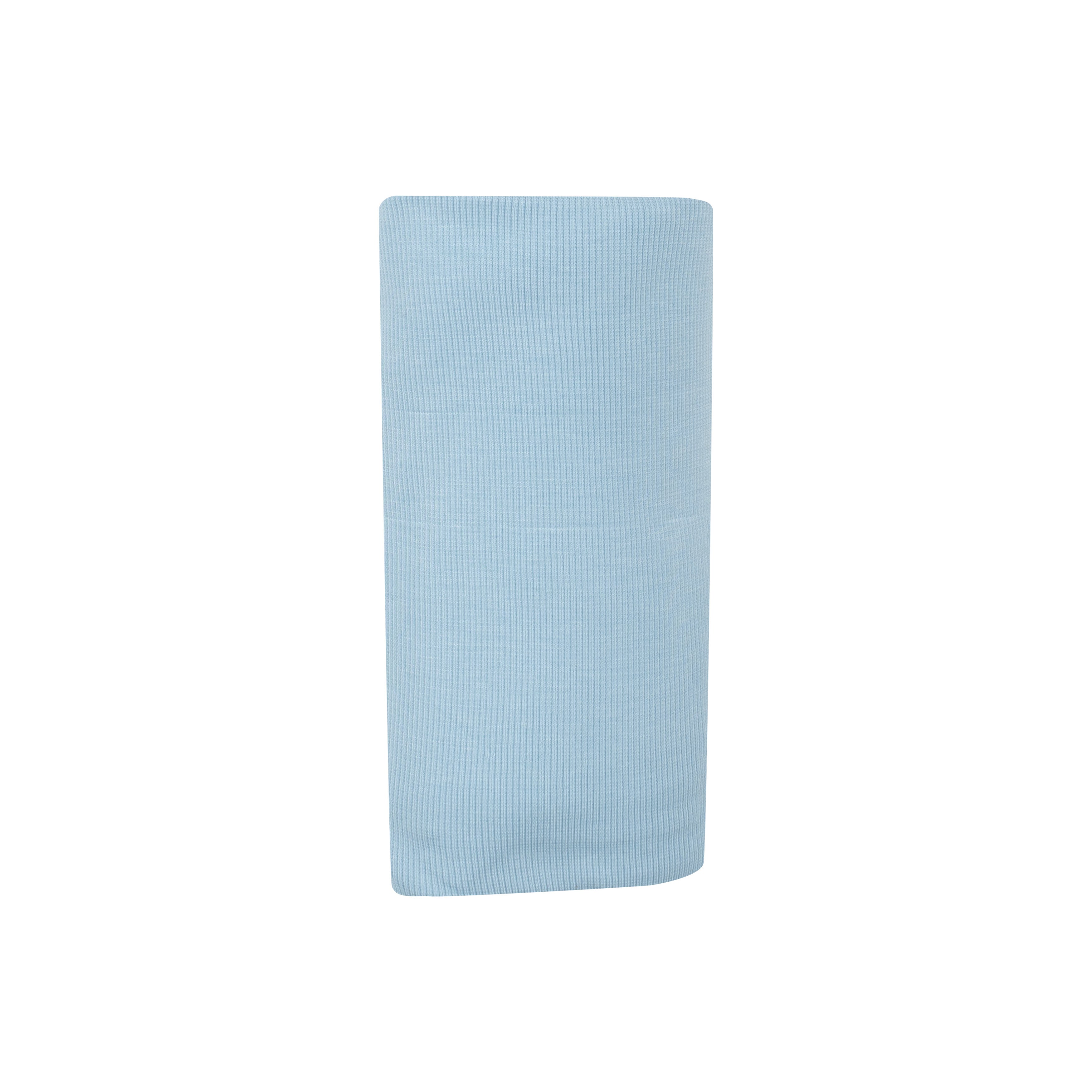 Rib Swaddle Blanket - Dream Blue Rib