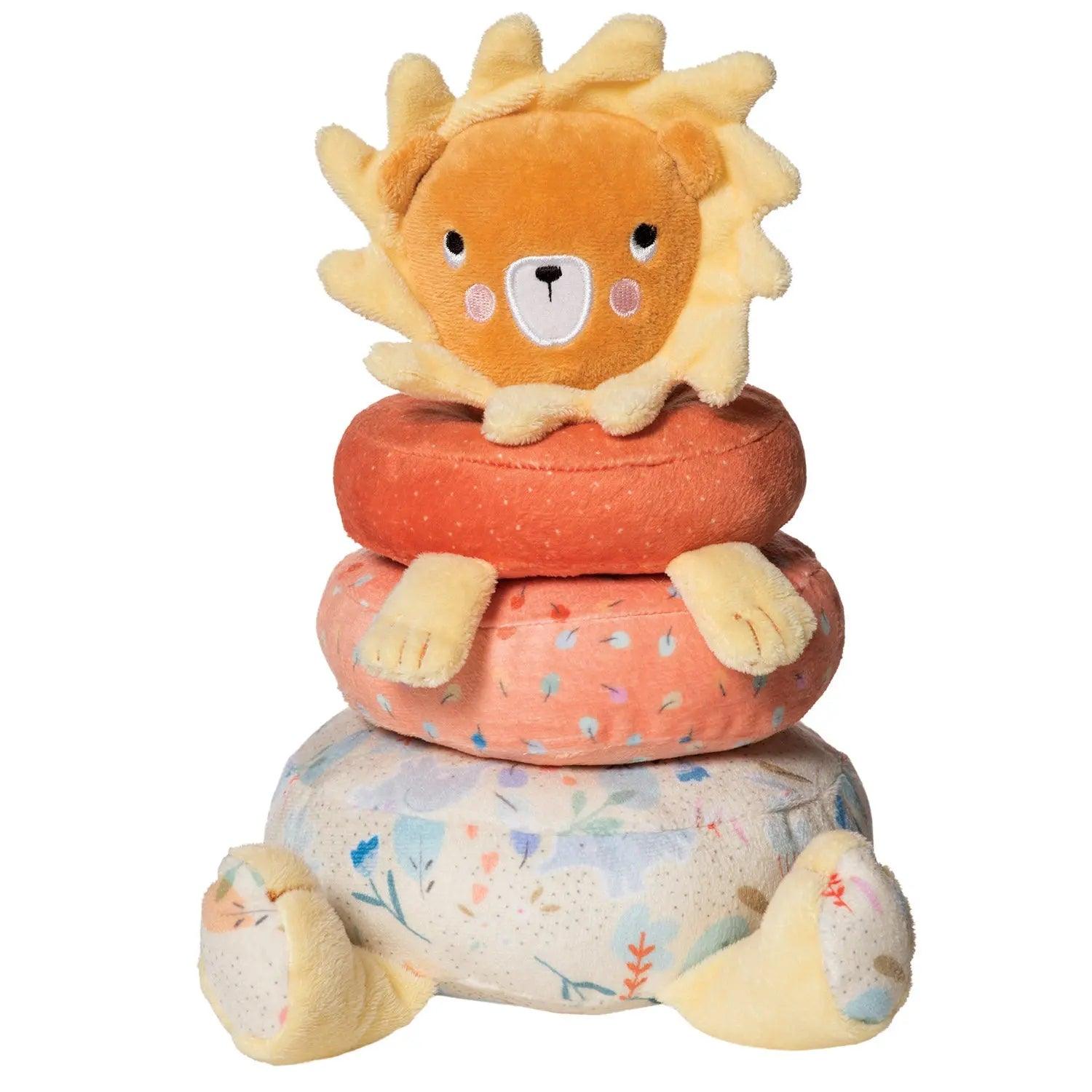 Safari Lion Plush Stacker - Why and Whale
