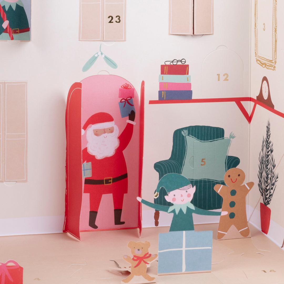 Santa's House Pop Up Advent Calendar - Why and Whale