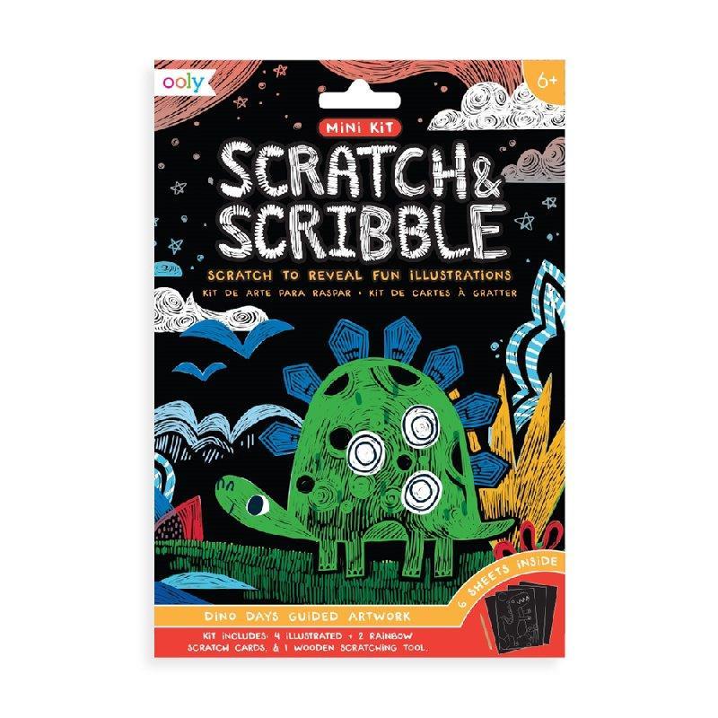 Scratch & Scribble Mini Kit, Dino - Ooly - Why and Whale