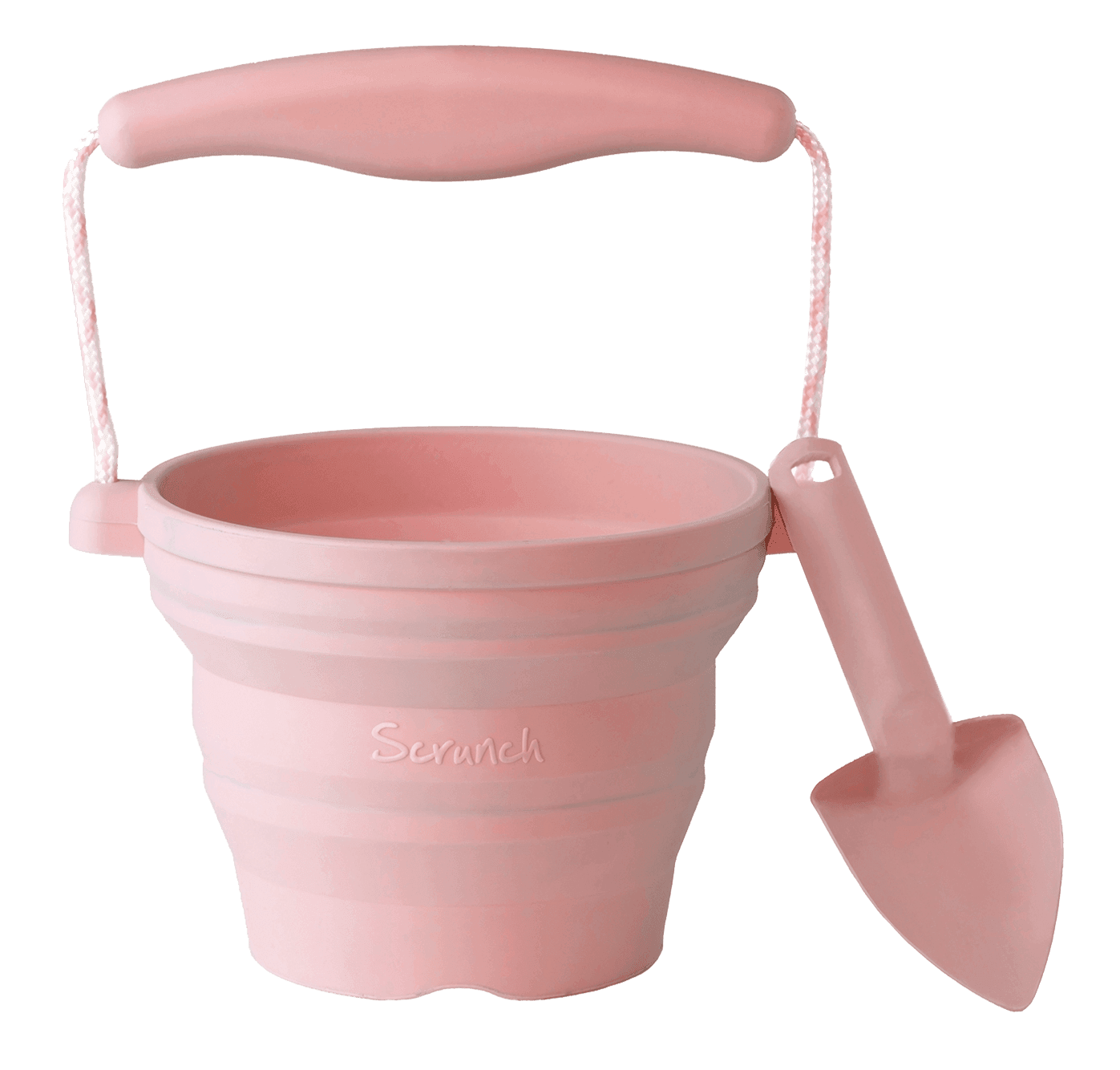 Scrunch Seedling Pot and Trowel, Old Rose - Why and Whale