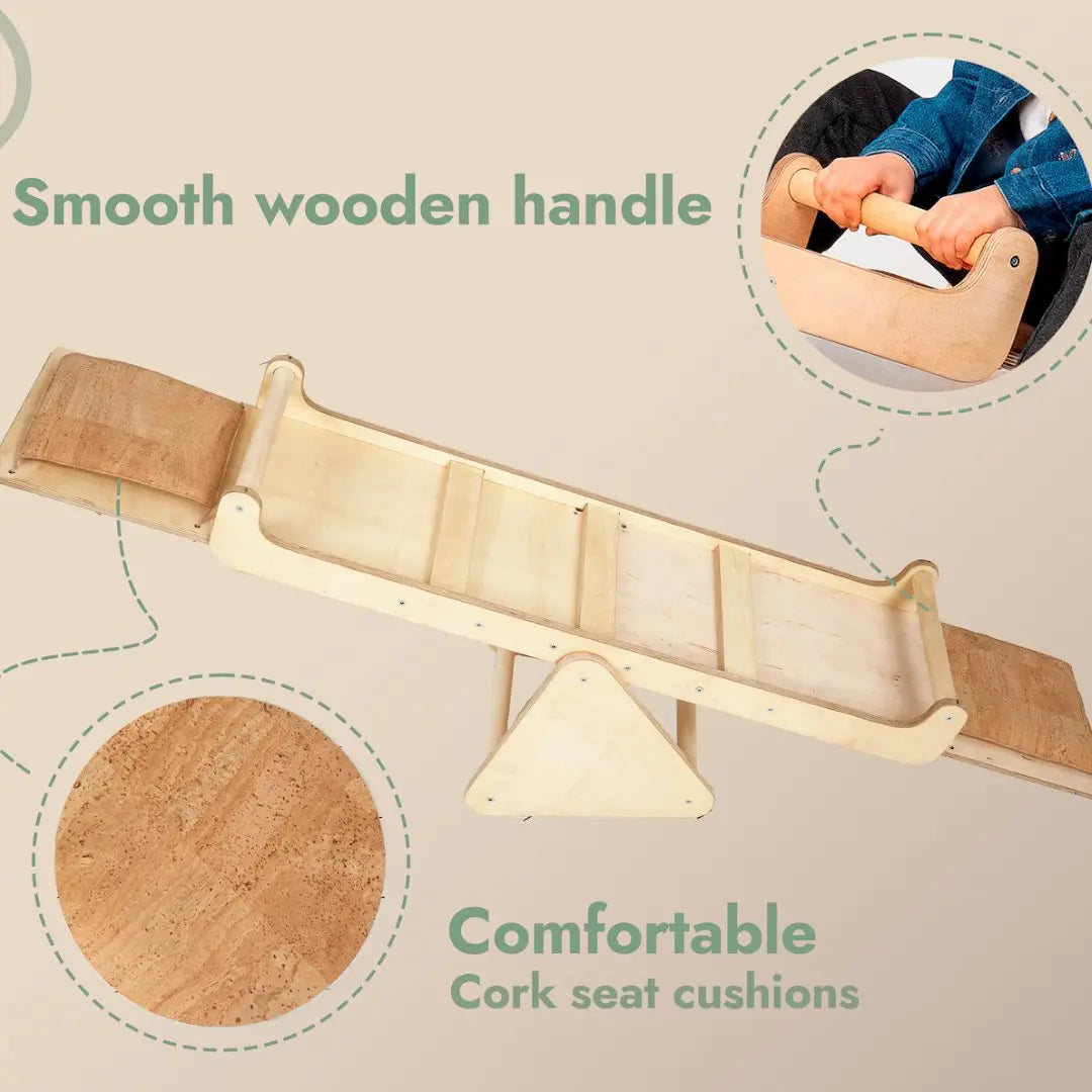 Wooden Seesaw for Toddlers