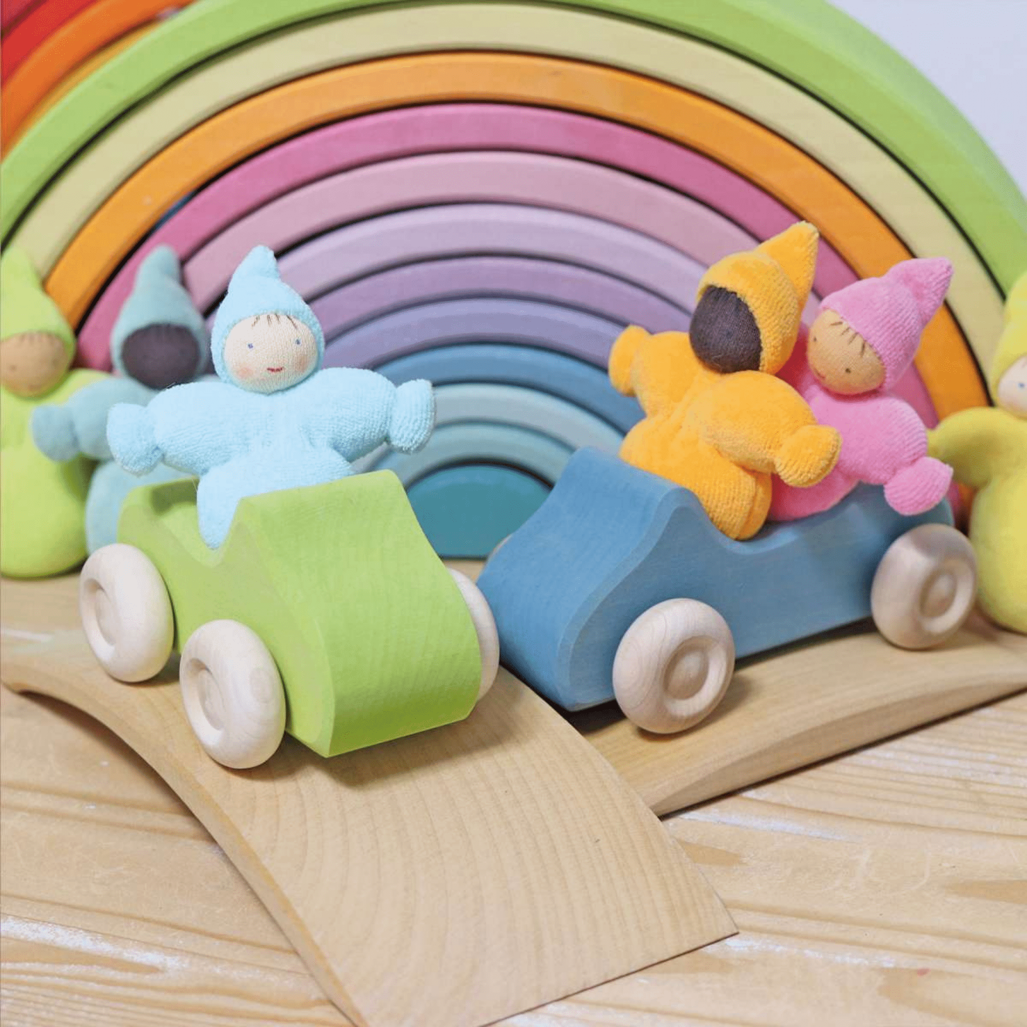 Set of Pastel Pocket Babies - Why and Whale