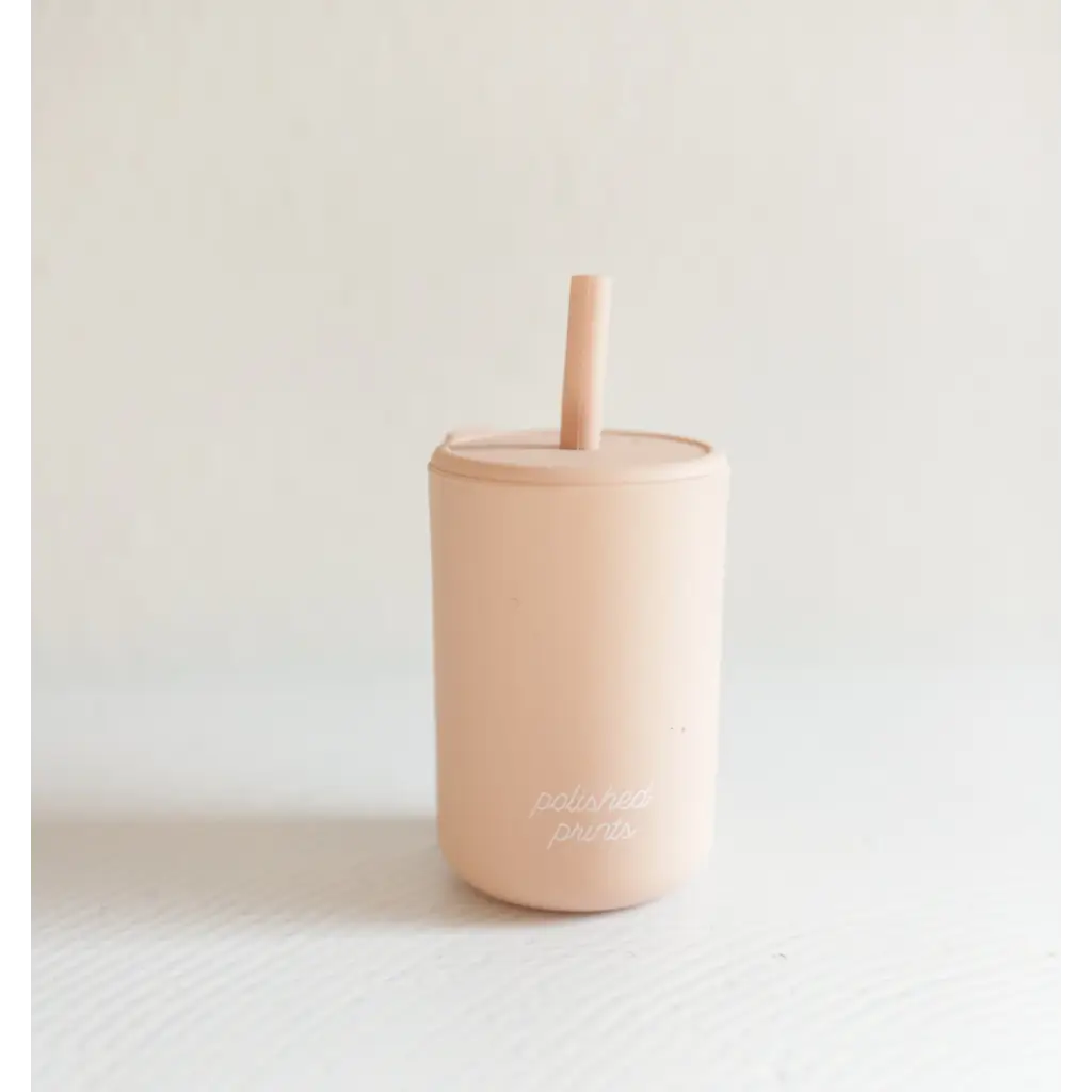 Silicone Straw Cup with Lid