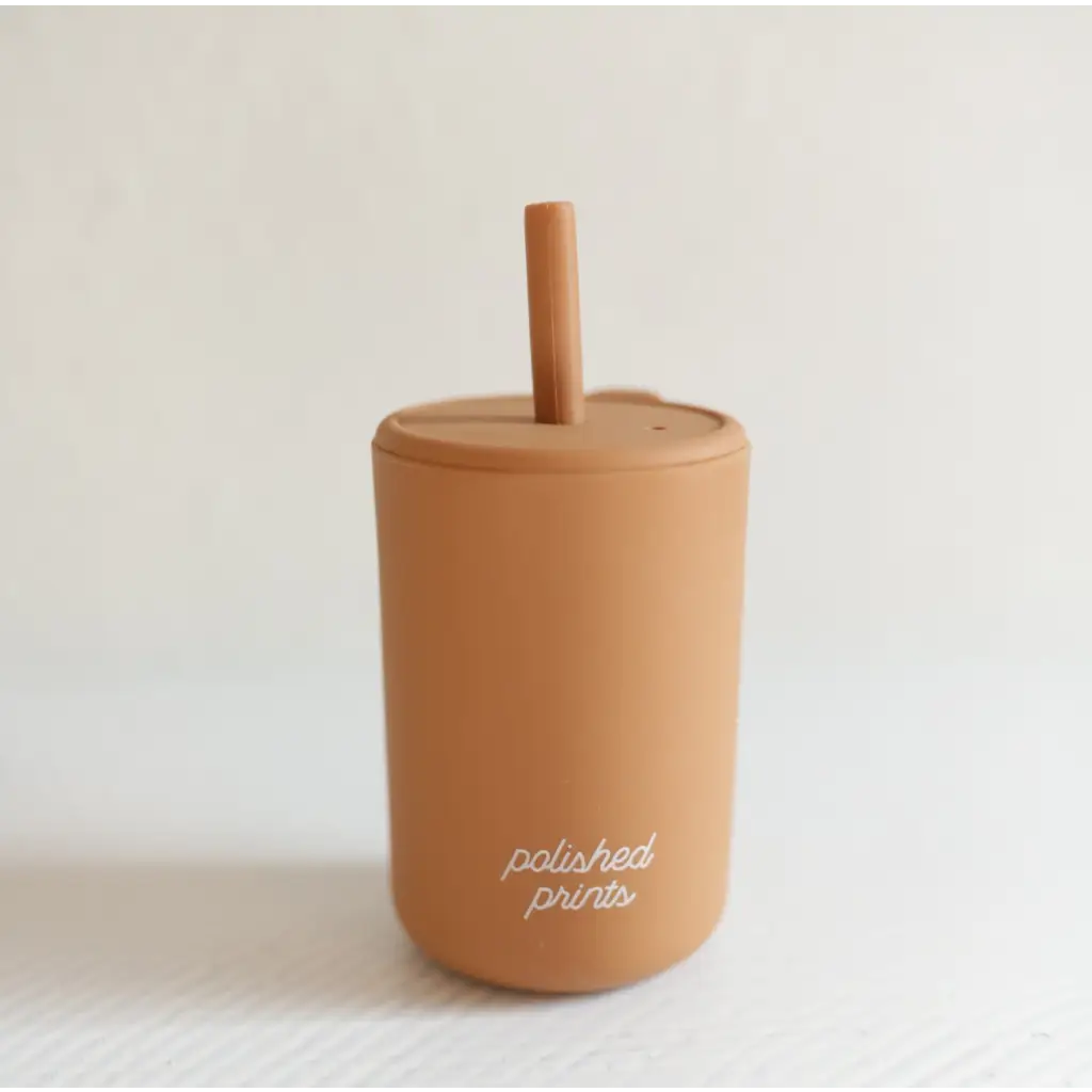 Silicone Straw Cup with Lid