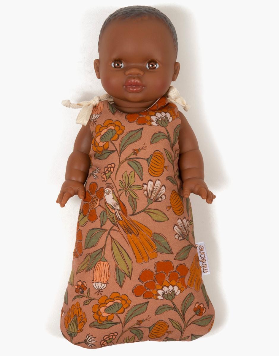 Sleep Sack for 13in dolls, Birds of the islands - Minikane - Why and Whale