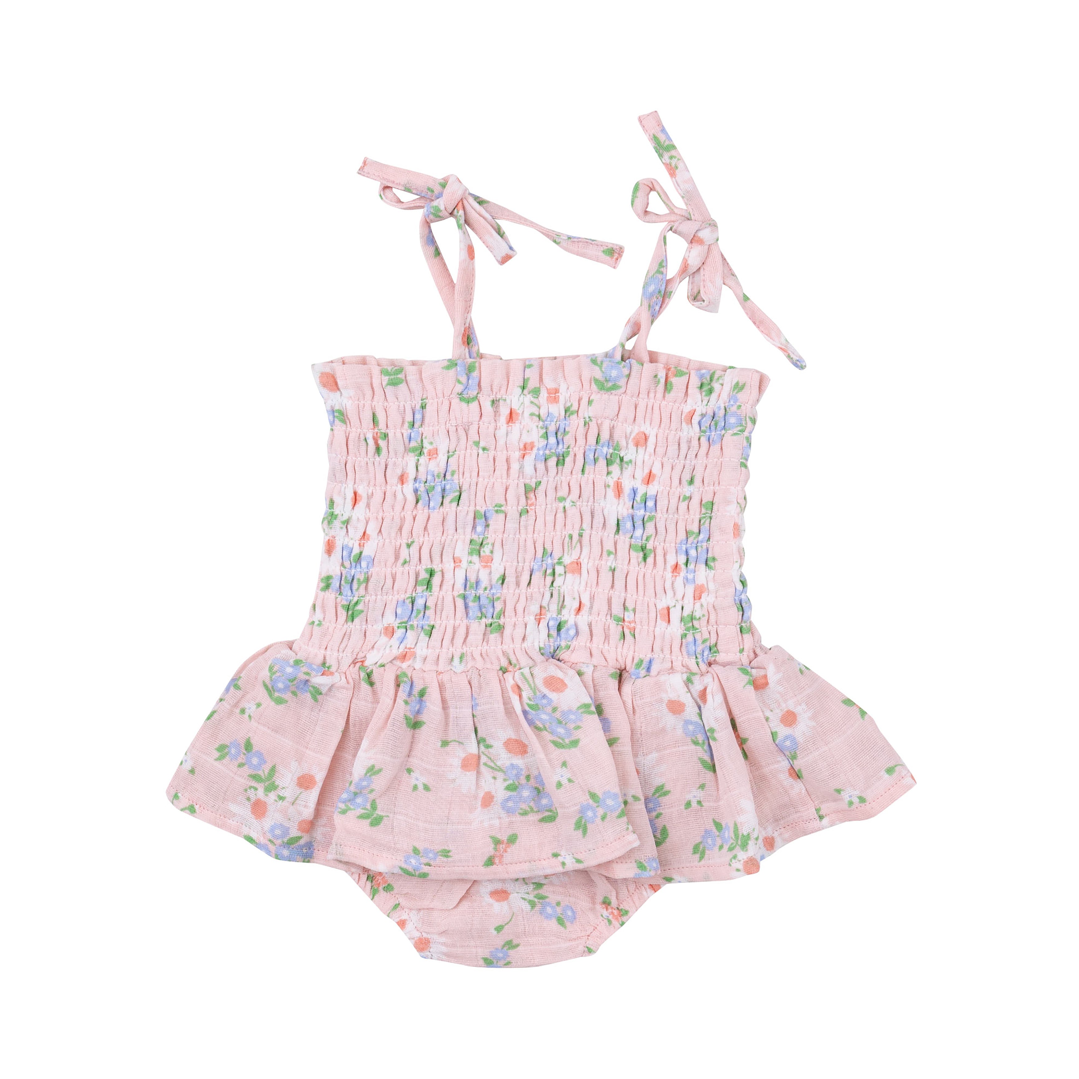 Smocked Bubble W/ Skirt - Gathering Daisies