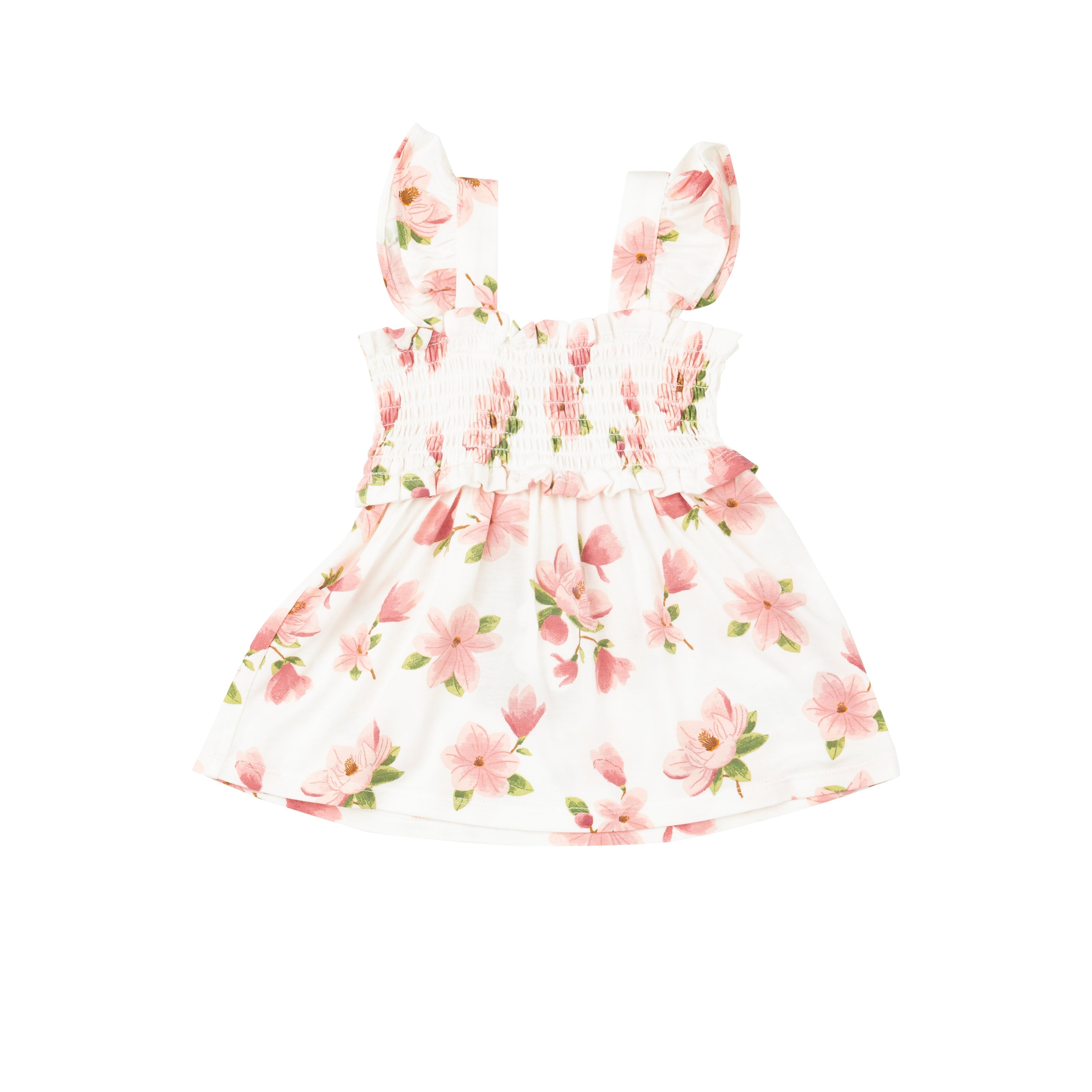 Smocked Top With Ruffle Straps And Dc - Sweet Magnolias