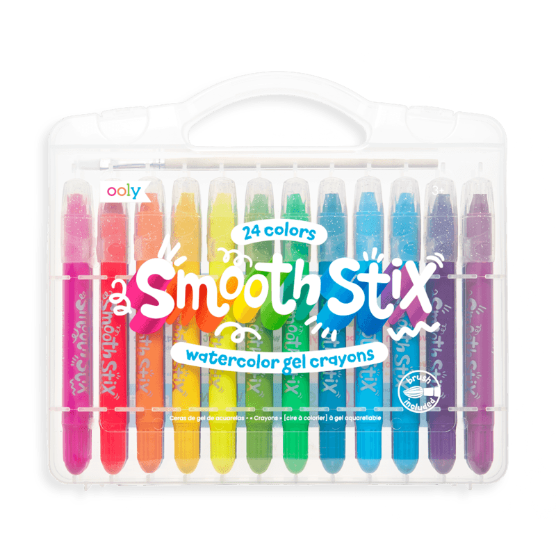 smooth stix watercolor gel crayons - set of 24 - Why and Whale