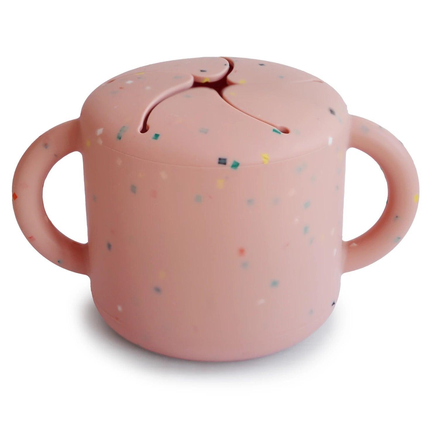 Snack Cup, Powder Pink Confetti - Why and Whale