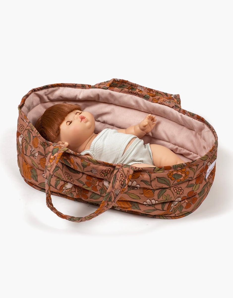 Soft Doll Bassinet, Birds of the Islands - Minikane - Why and Whale