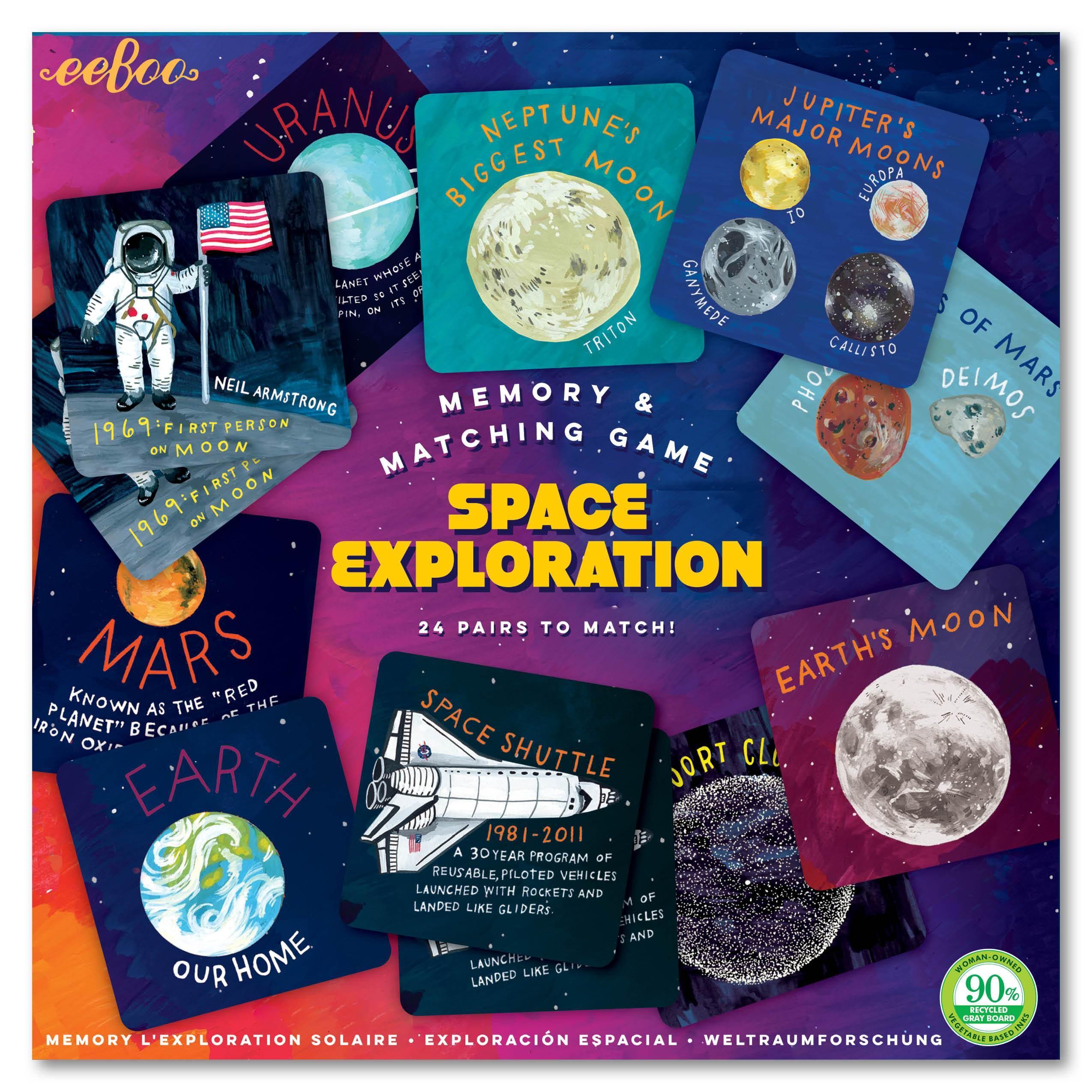 Space Exploration Memory & Matching Game - Why and Whale