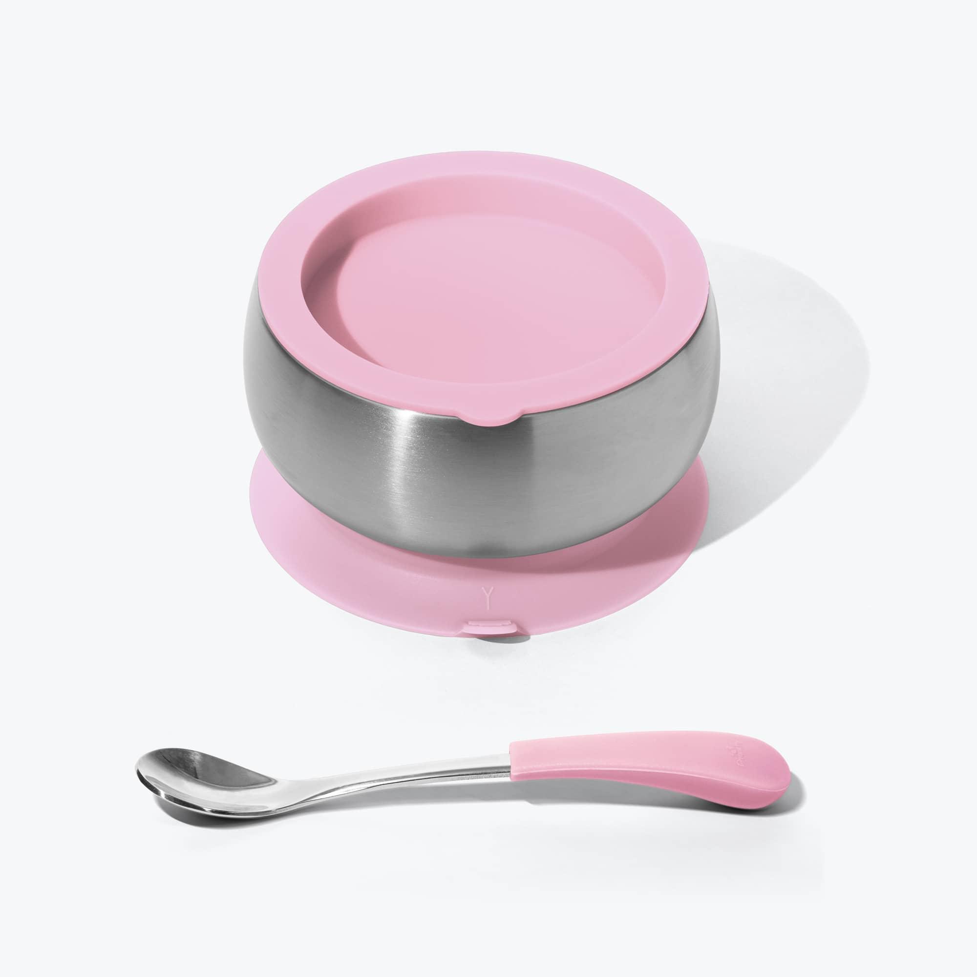 Stainless Steel Baby Suction Bowl + Spoon