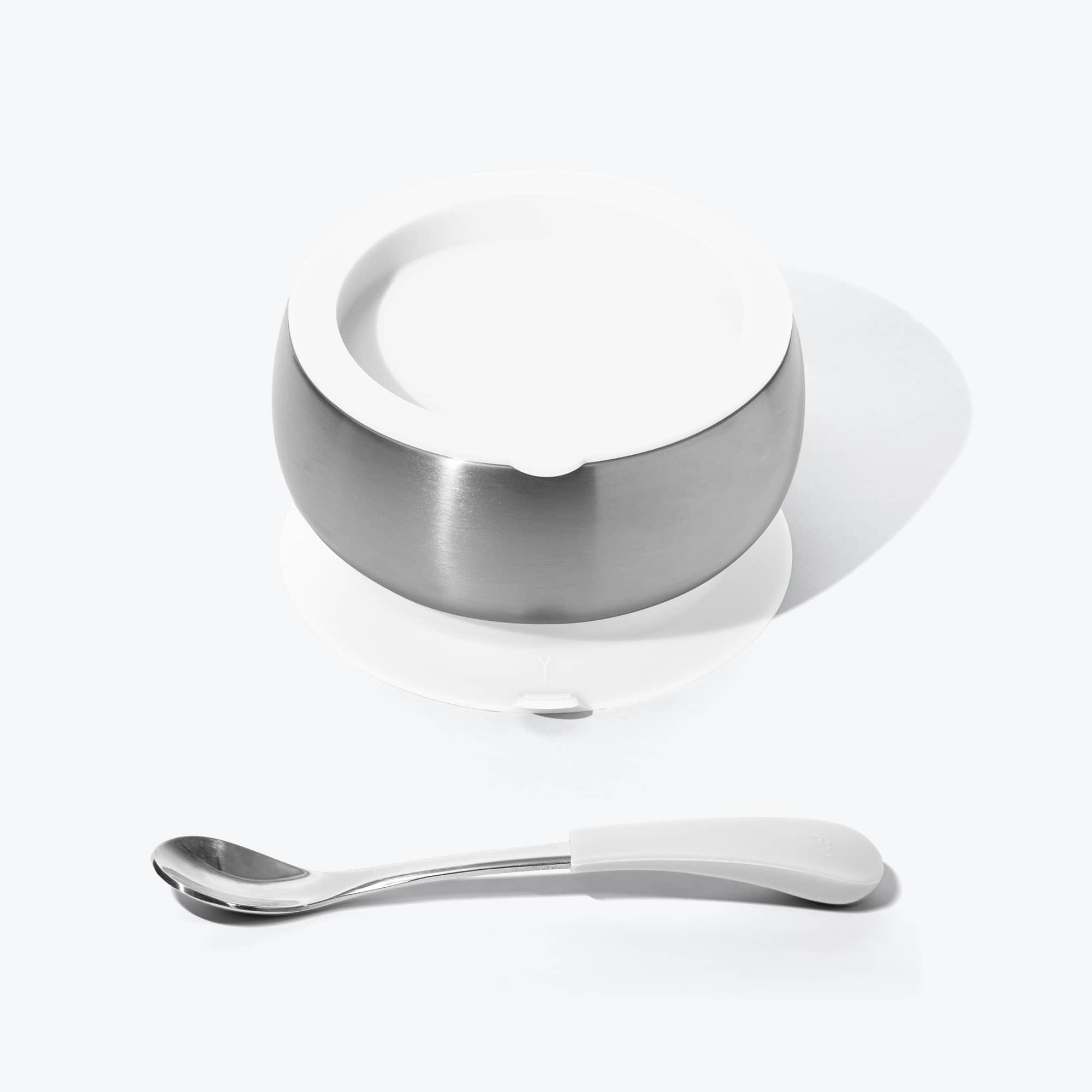 Stainless Steel Baby Suction Bowl + Spoon