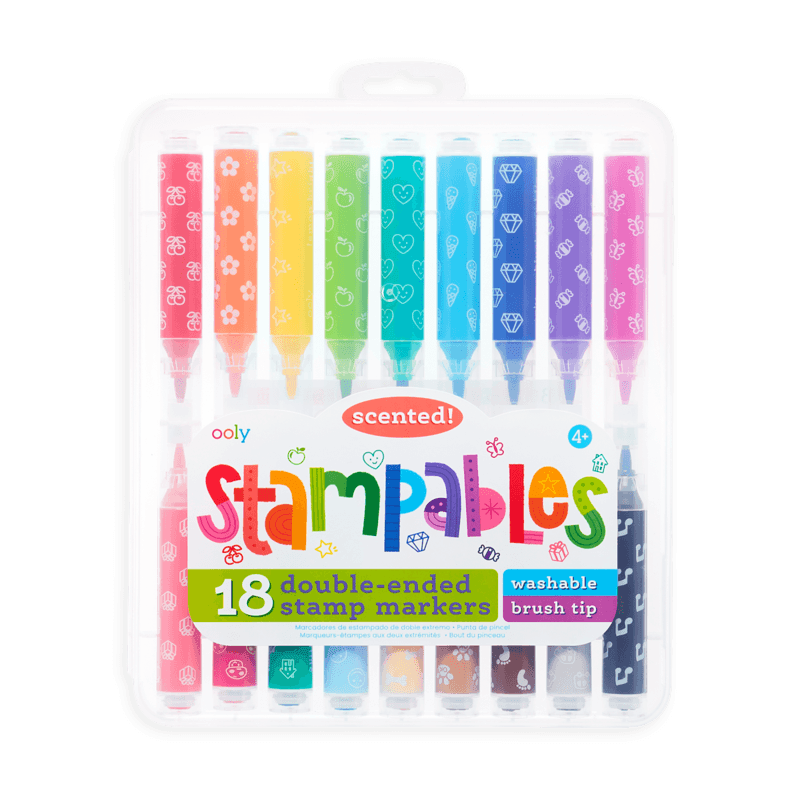 stampables scented double-ended stamp markers - set of 18 - Why and Whale