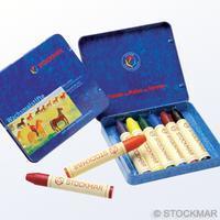 Stockmar - Wax Stick Crayons Box - Why and Whale