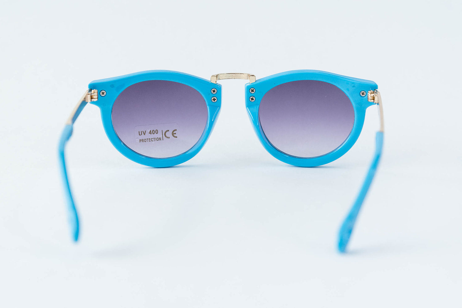 Toddler & Kid Gold Accent Sunglasses - Blue