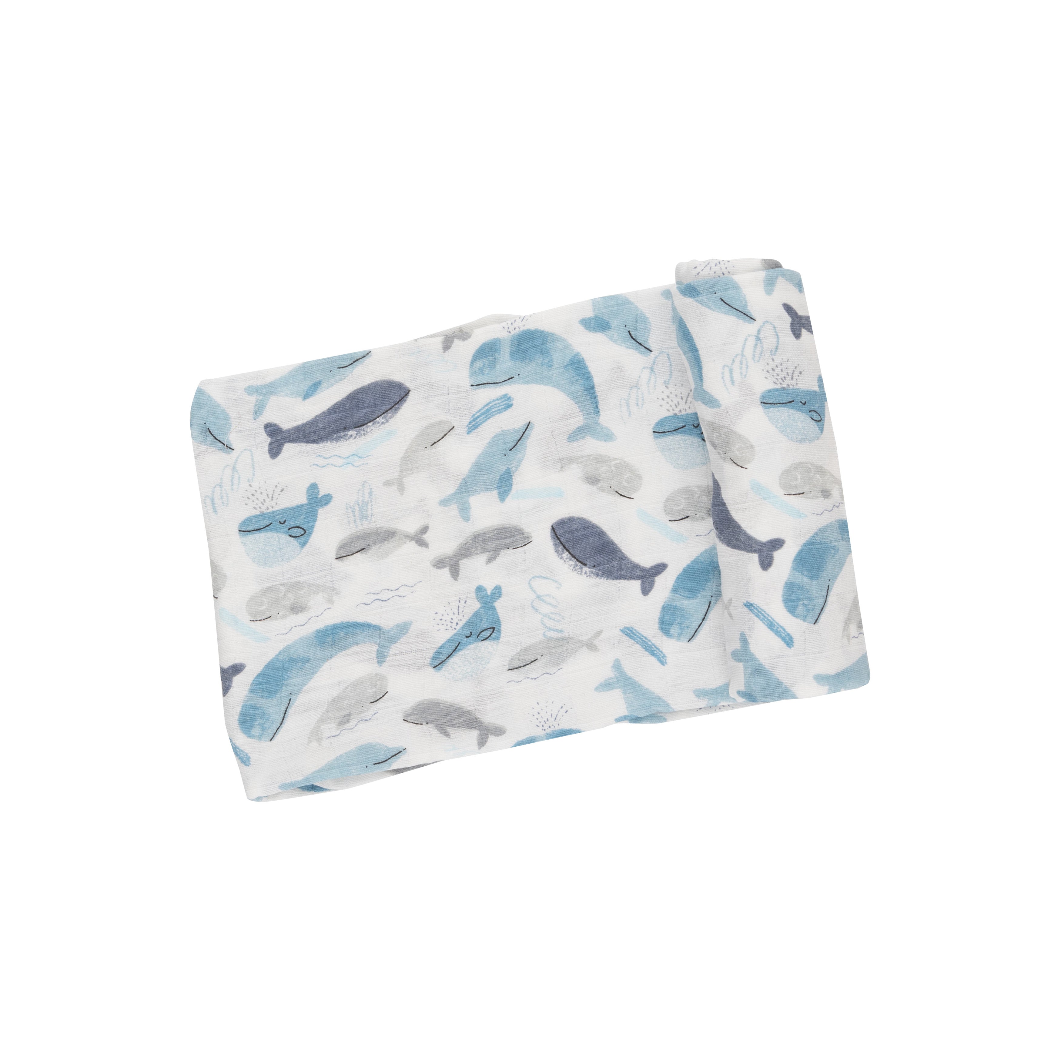 Swaddle Blanket - Blue Whales