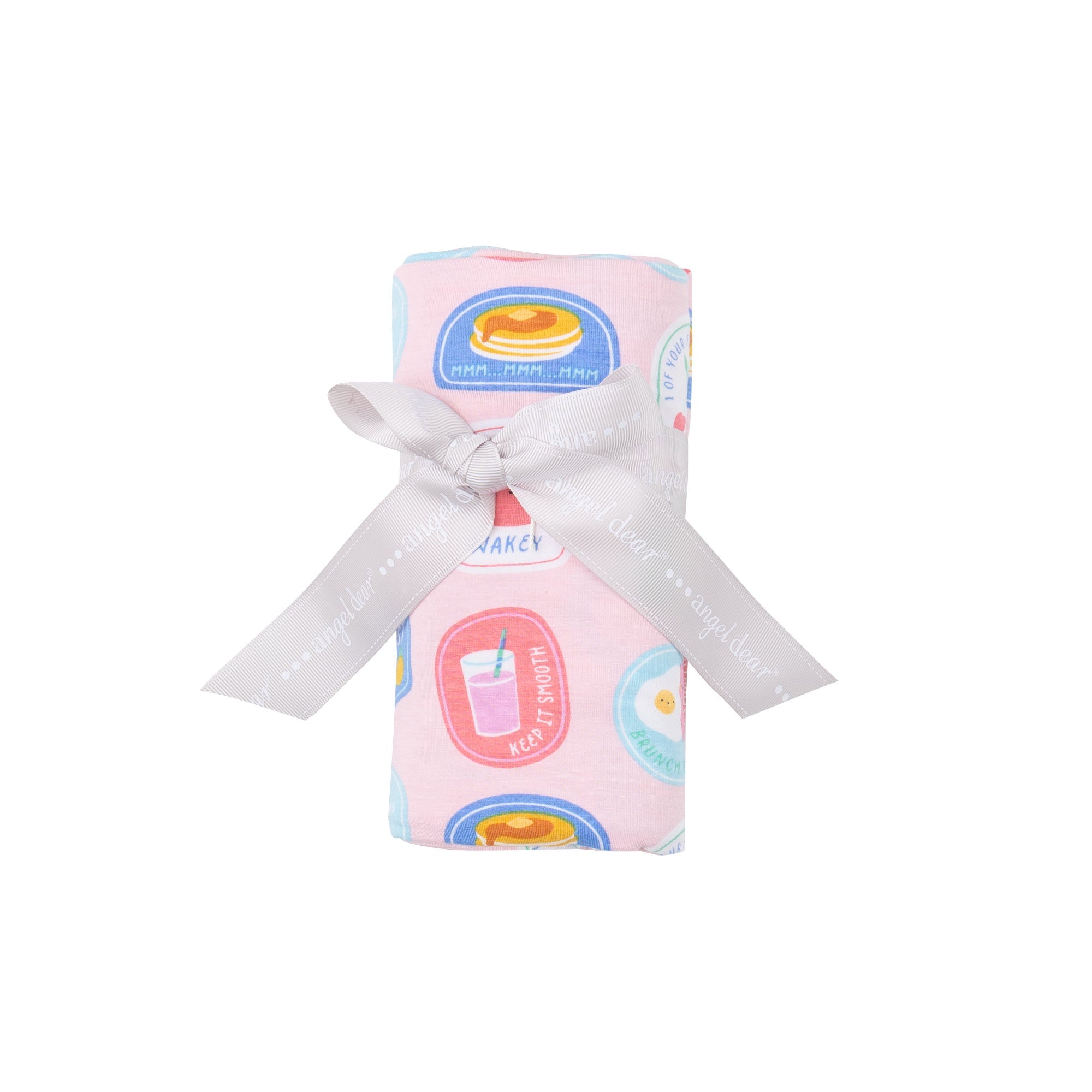 Swaddle Blanket - Breakfast Club Patches Pink