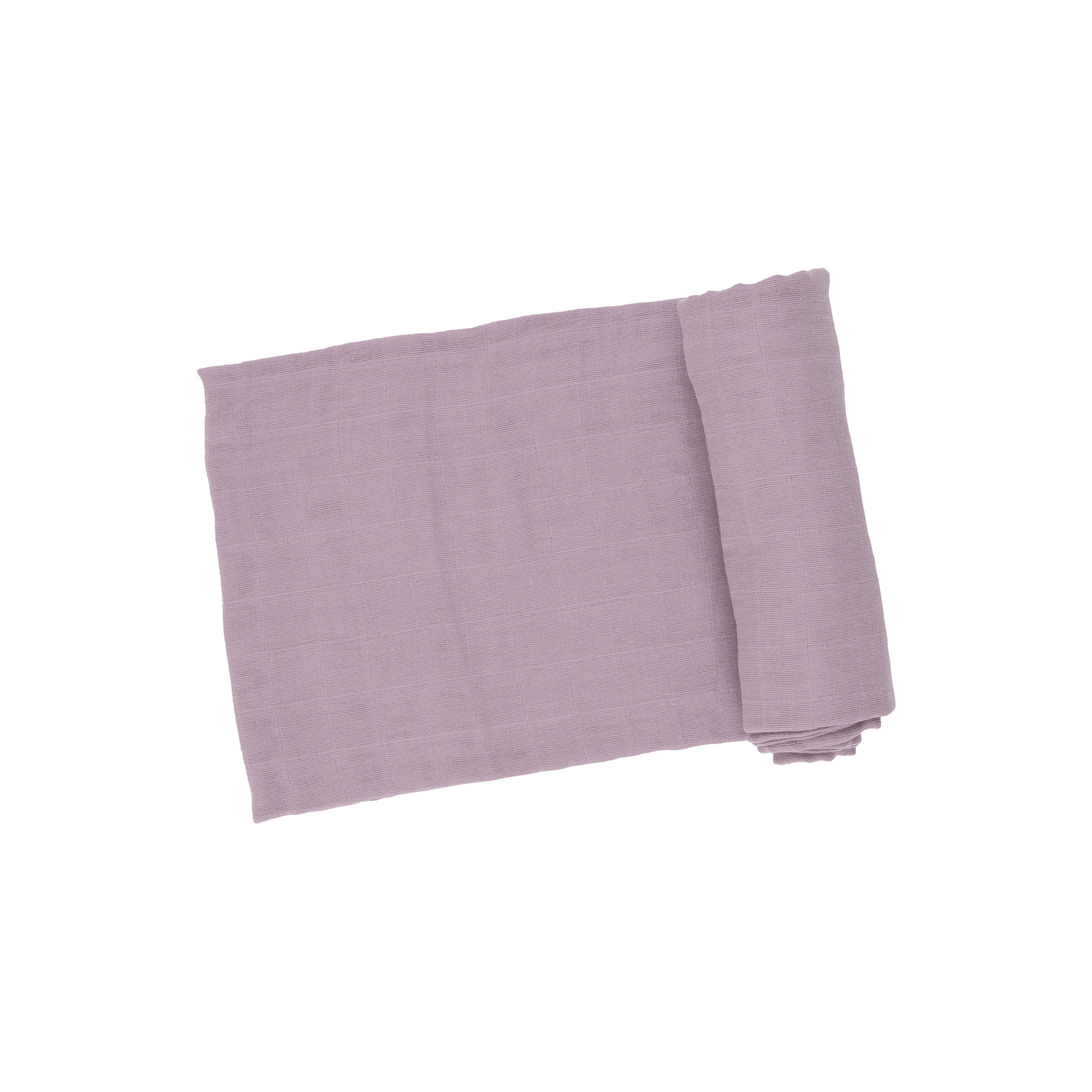 Swaddle Blanket - Dusty Lavender Solid Muslin