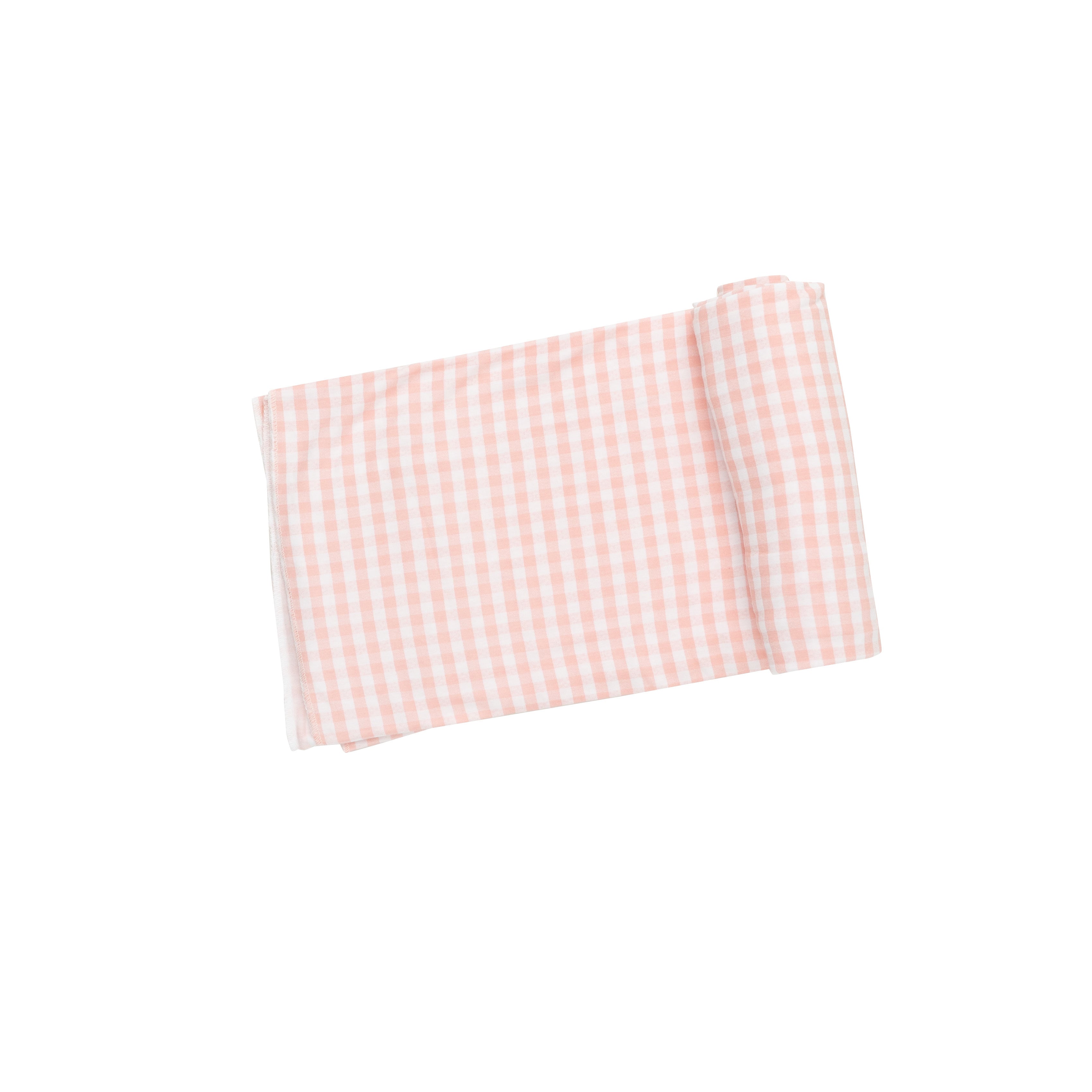 Swaddle Blanket - Mini Gingham Pink