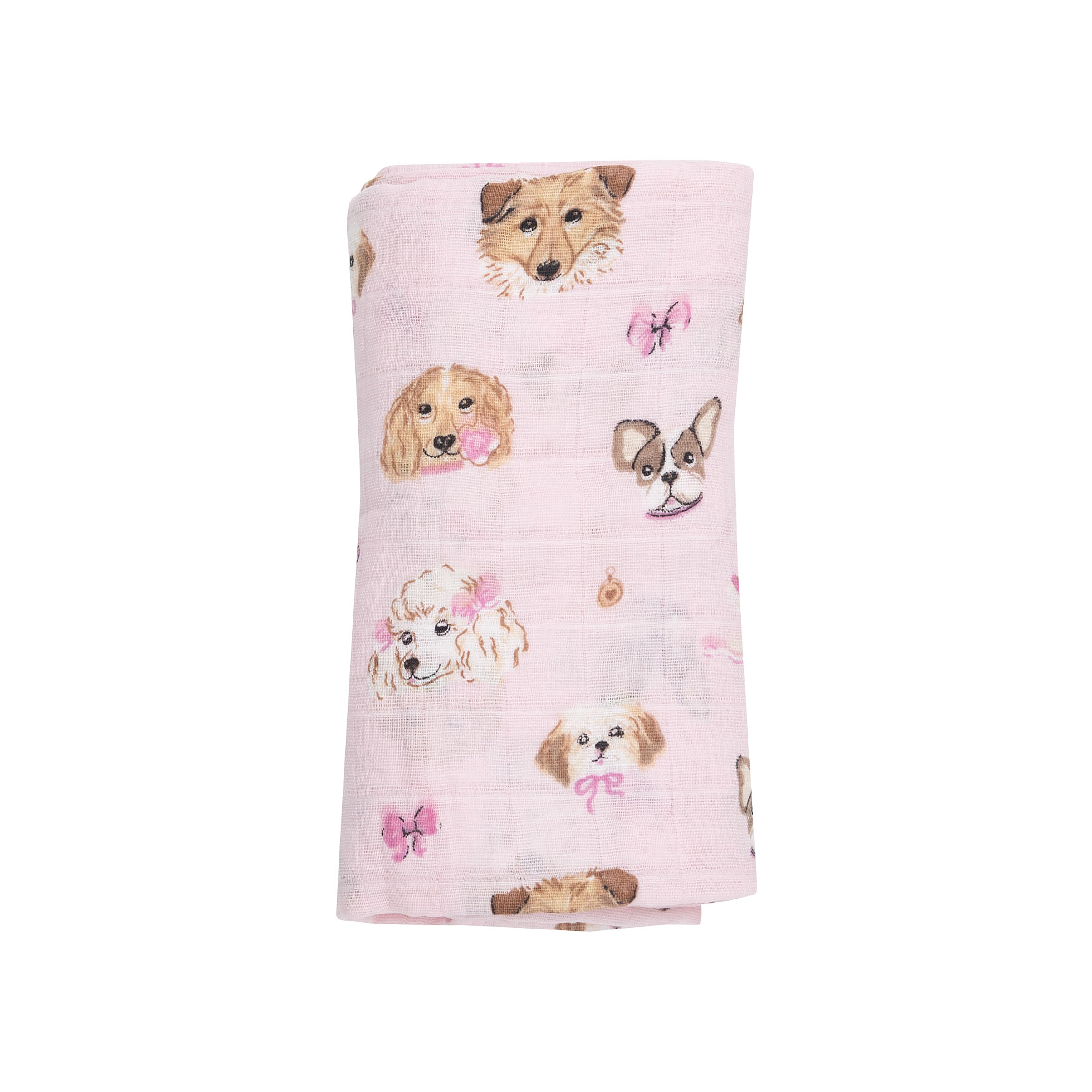 Swaddle Blanket - Pretty Puppy Faces