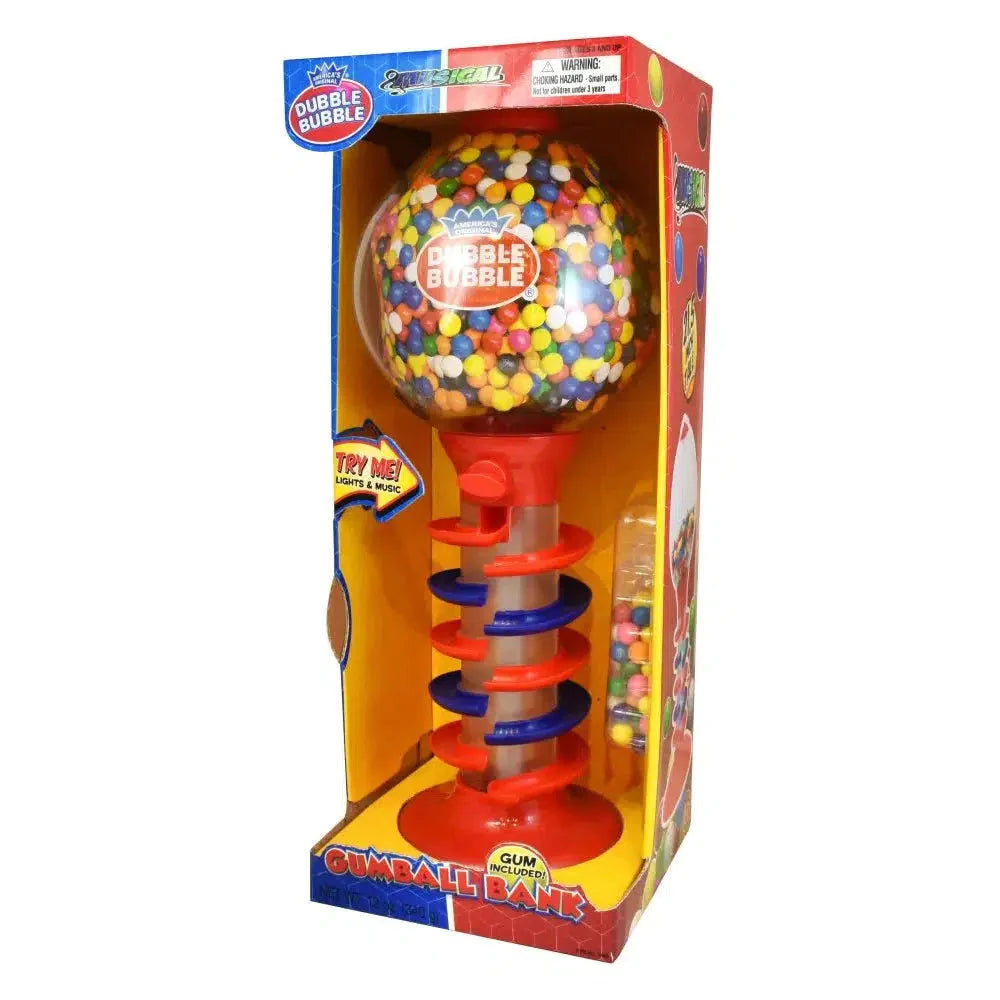 21" Dubble Bubble Light & Sound Spiral Gumball Bank with Gumballs