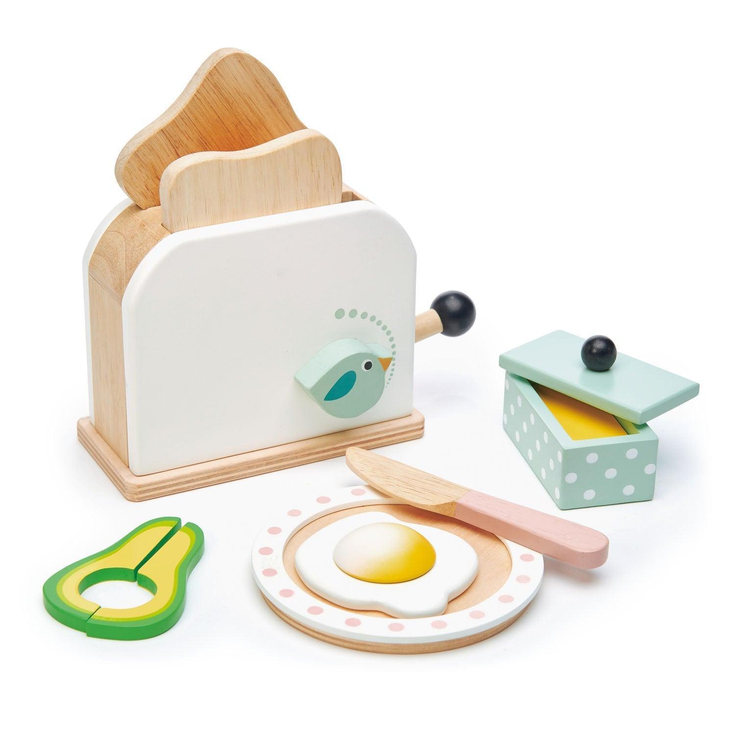 Tender Leaf Breakfast Egg & Avocado Toaster Pretend Food - Why and Whale