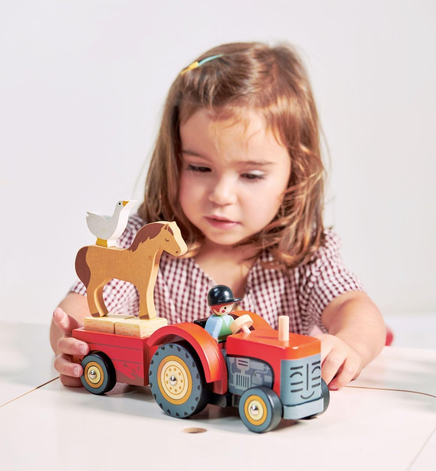 Tender Leaf Farmyard Tractor - Why and Whale