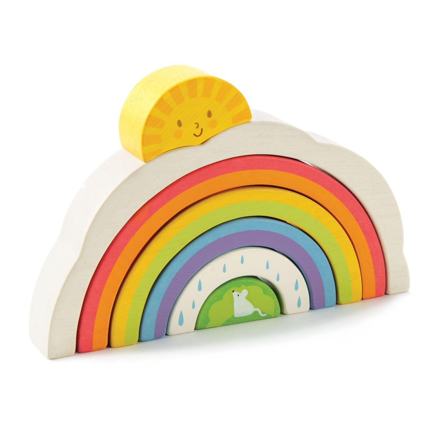 Tender Leaf Rainbow Stacker - Why and Whale