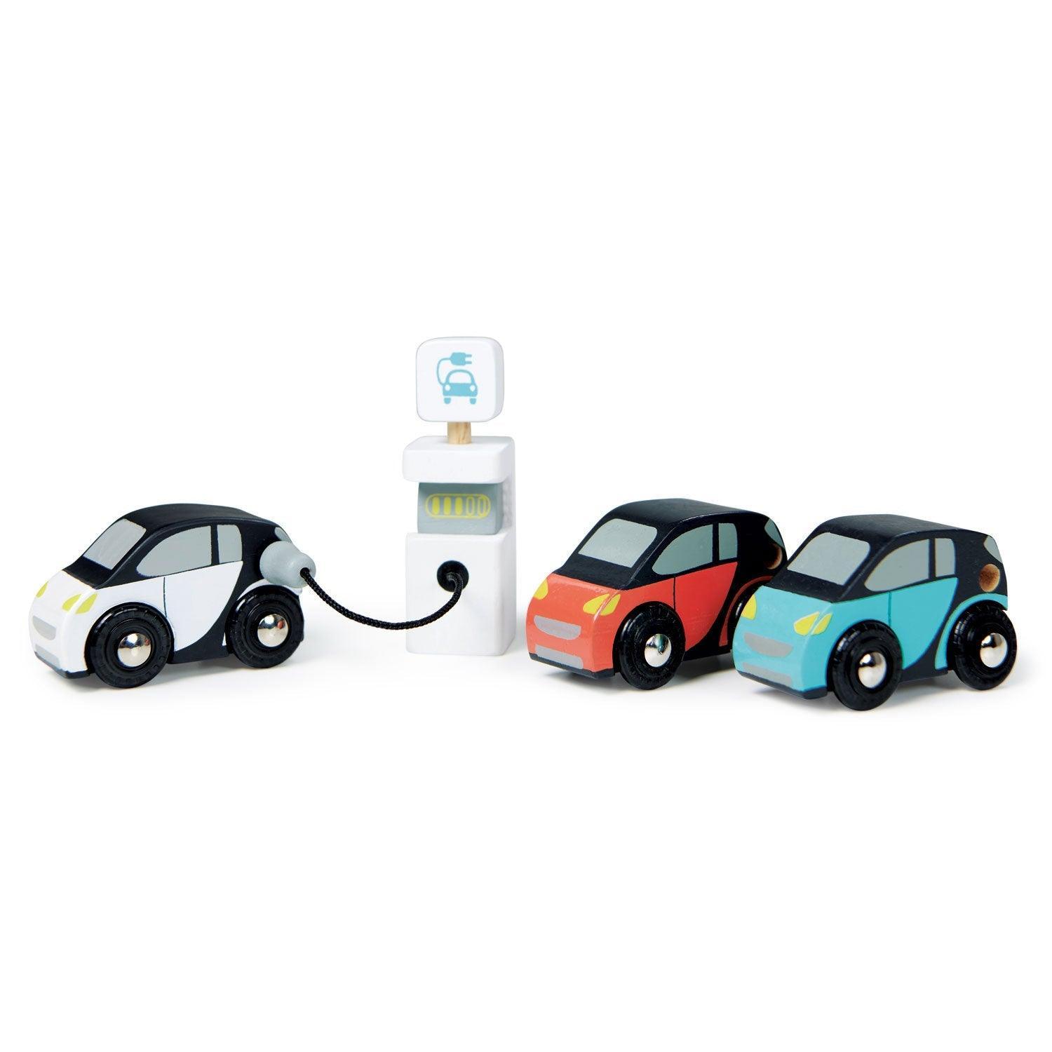 Tender Leaf Smart Car Set with Charging Station - Why and Whale