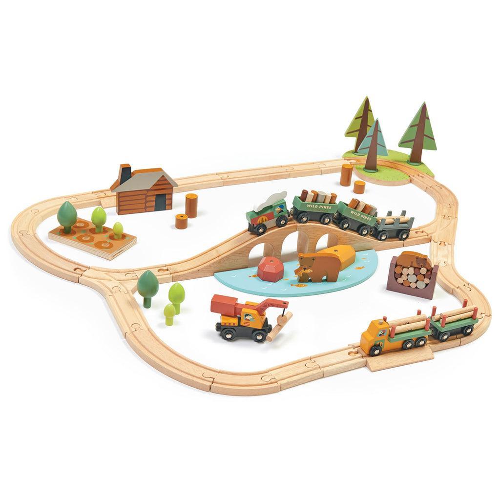Tender Leaf Wild Pines Train Set - Why and Whale