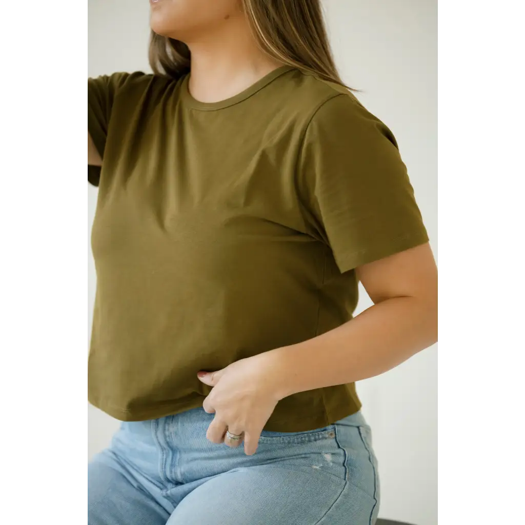 The Mom Crop in Olive