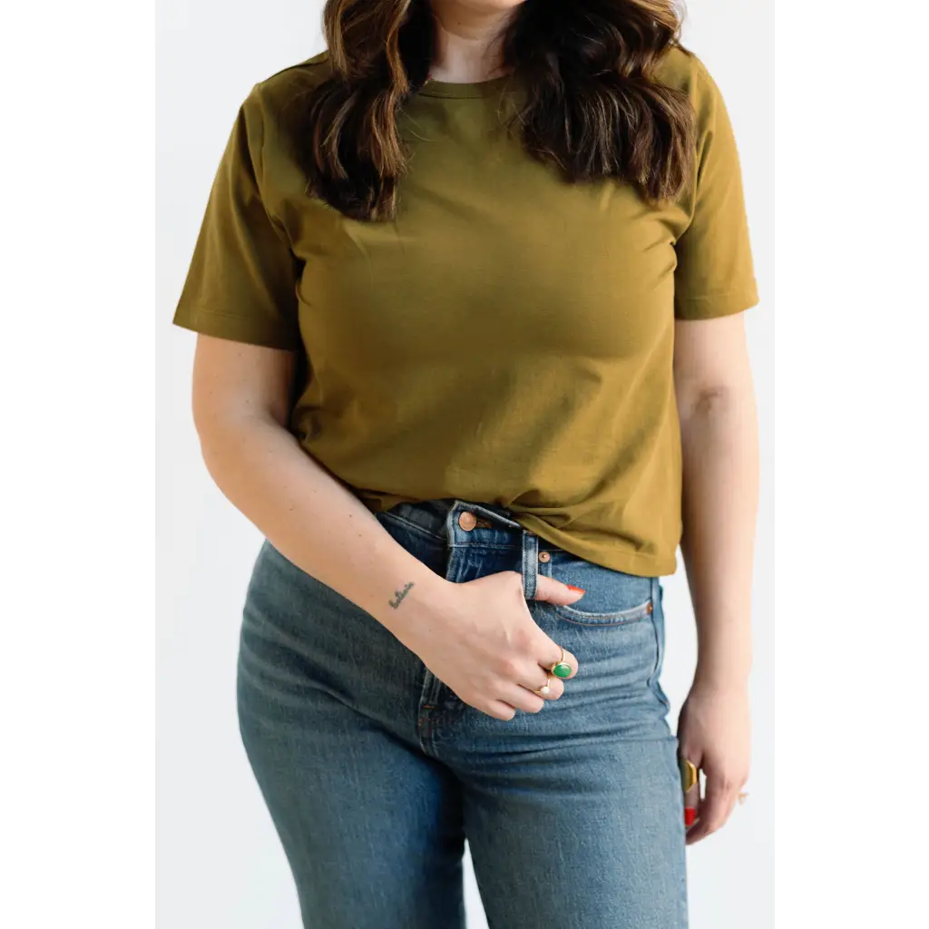 The Mom Crop in Olive