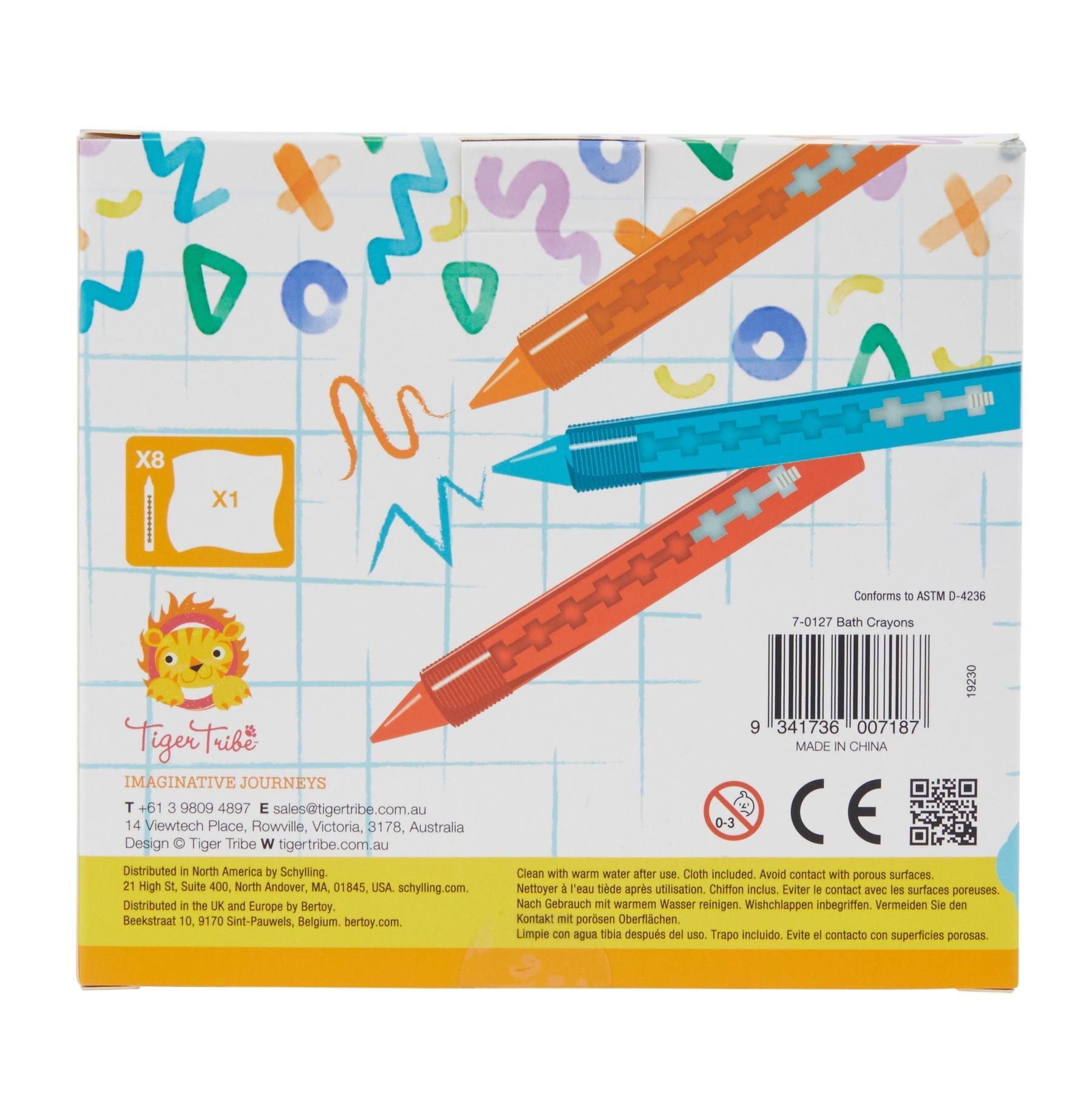 Tiger Tribe Bath Crayons - Why and Whale