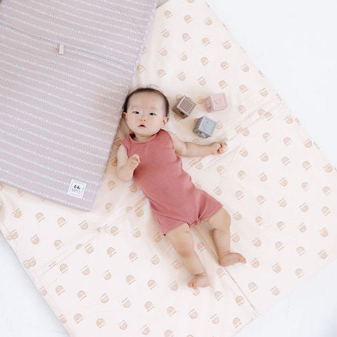 Rainbow Peach Organic Cotton Mat