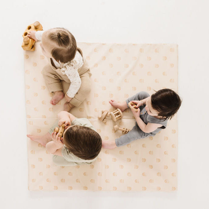 Rainbow Cream Vegan Leather Mat