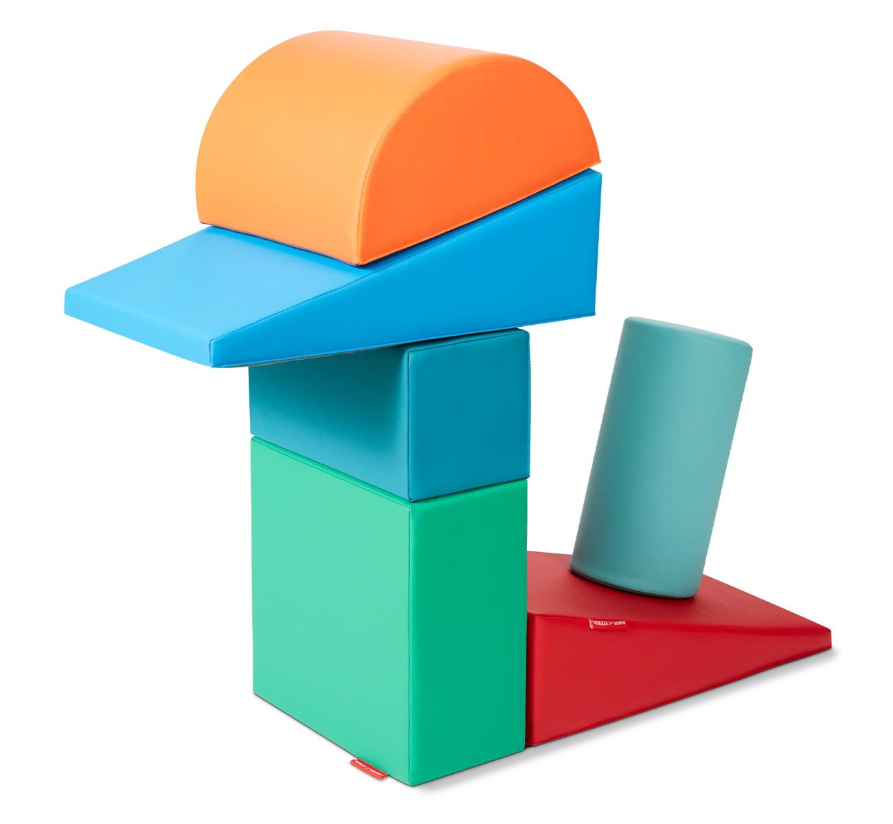 Tumble Town Foam Climbing Blocks for Toddlers - Rainbow