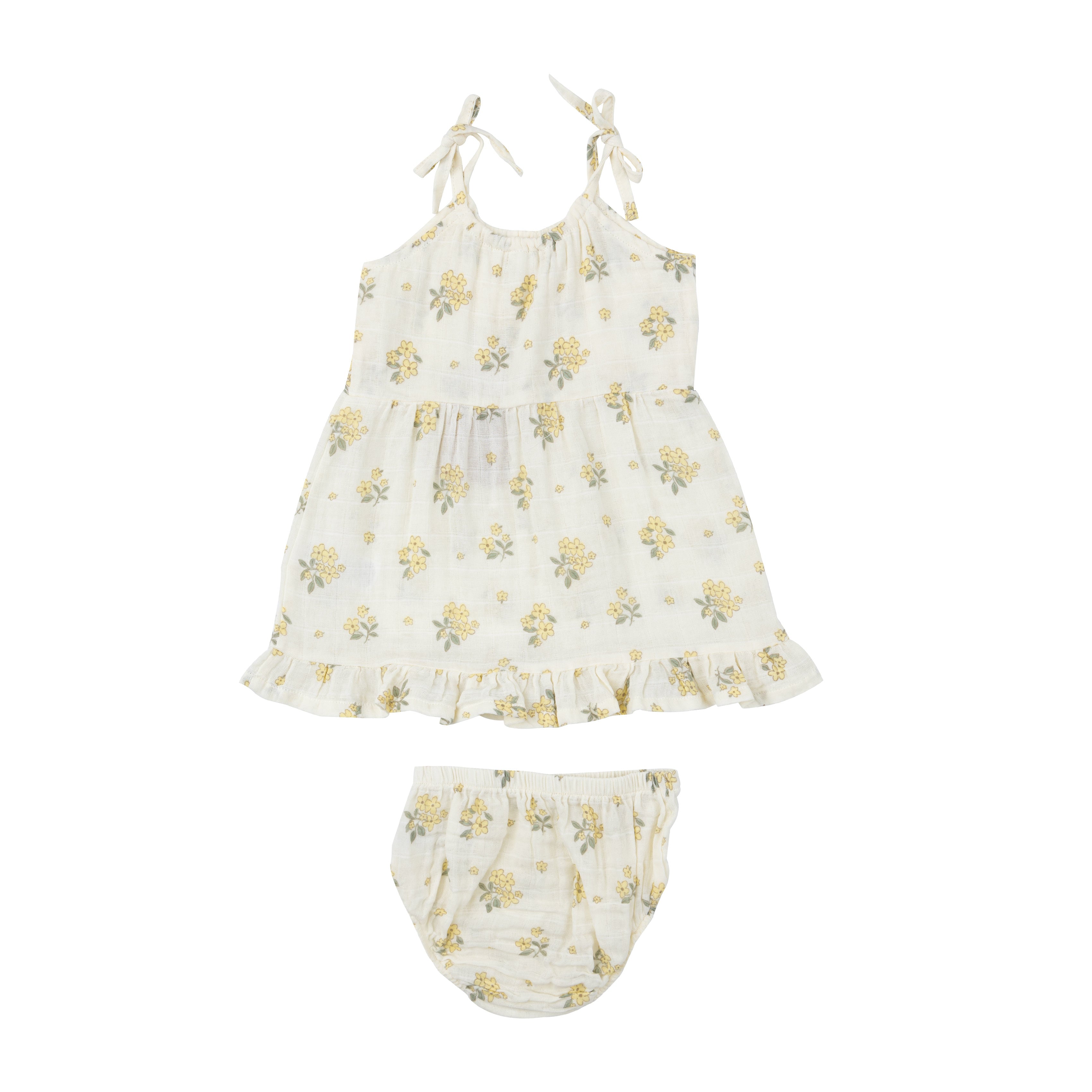 Twirly Tank Dress  and Diaper Cover - Buttercup Bouquets