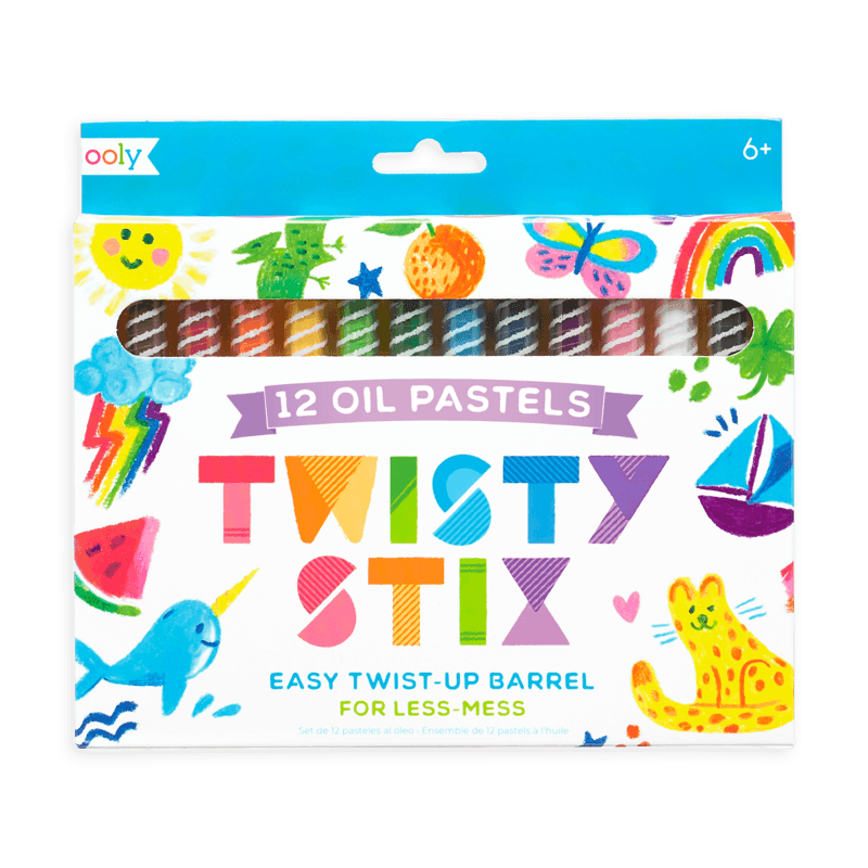twisty stix oil pastels - Set of 12 - Why and Whale