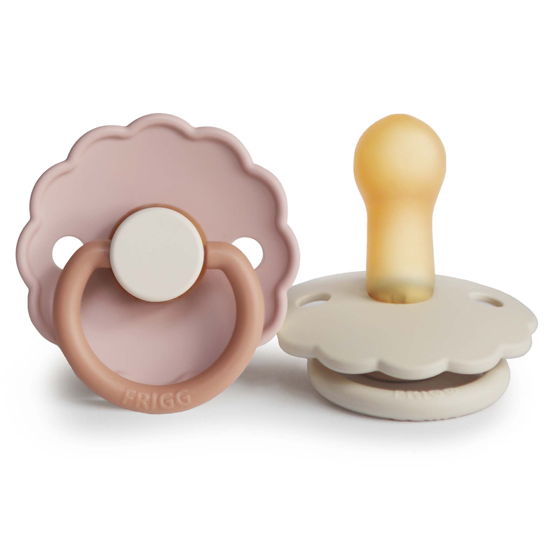 FRIGG Daisy Natural Rubber Pacifier 2-Pack