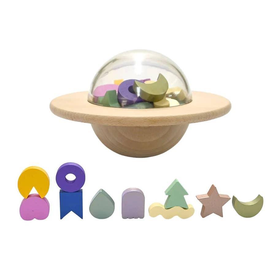 UFO wooden balance game - NEW! - Why and Whale