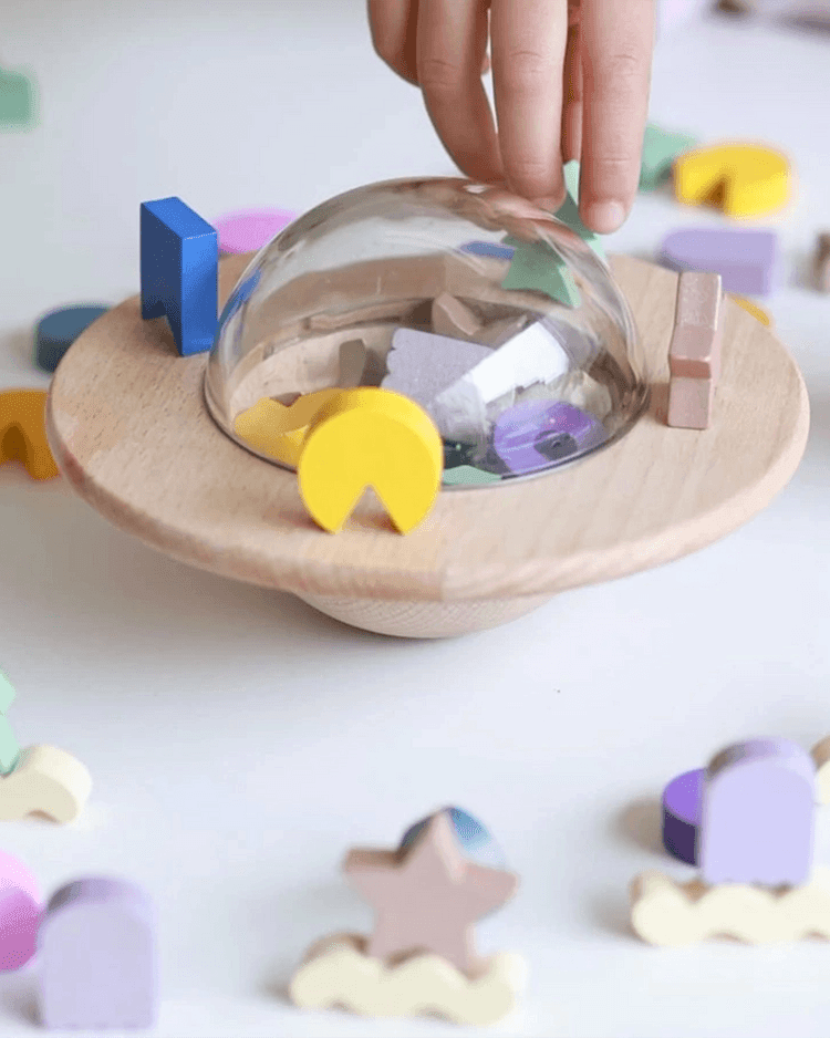 UFO wooden balance game - NEW! - Why and Whale