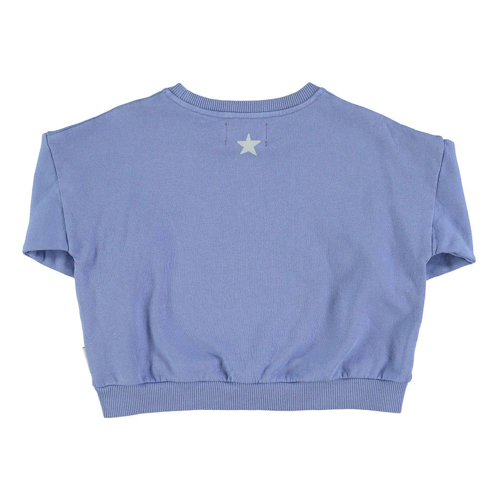 Baby Unisex Sweatshirt - Blue "Vida Bonita" Print