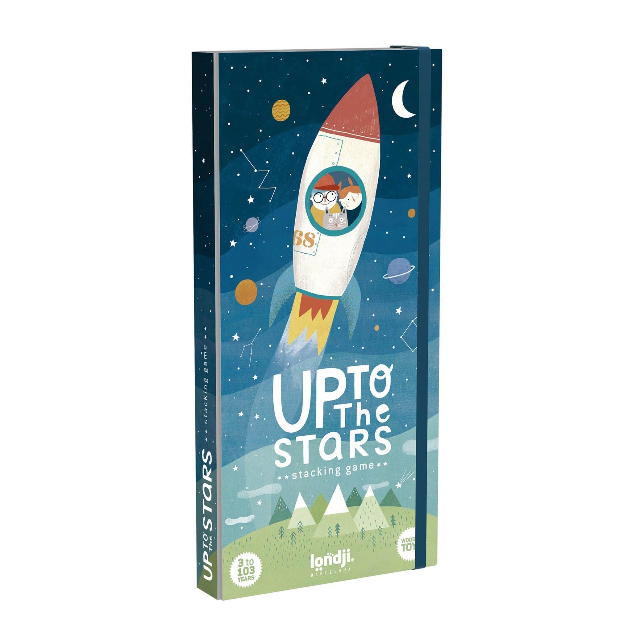 Up to the Stars Stacking Game, 16pc - Why and Whale